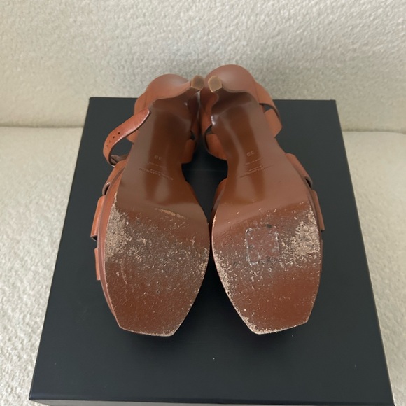 Saint Laurent Tribute Platform Sandal - Picture 7 of 8
